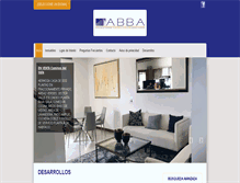 Tablet Screenshot of abbainmobiliaria.com